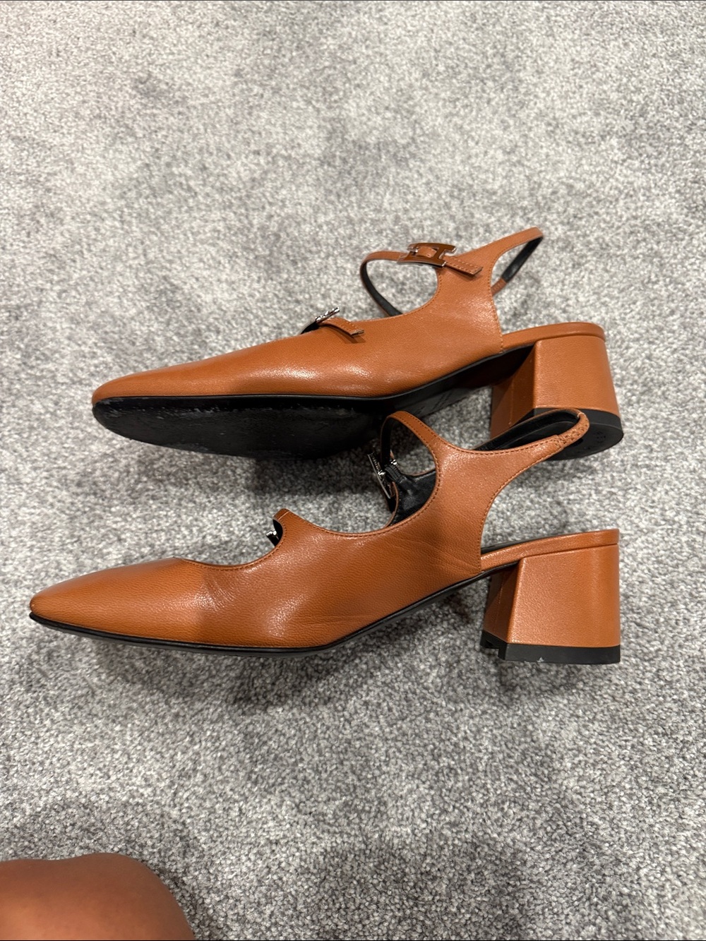 Authentic Hermes sling back shoes - Picture 4 of 7